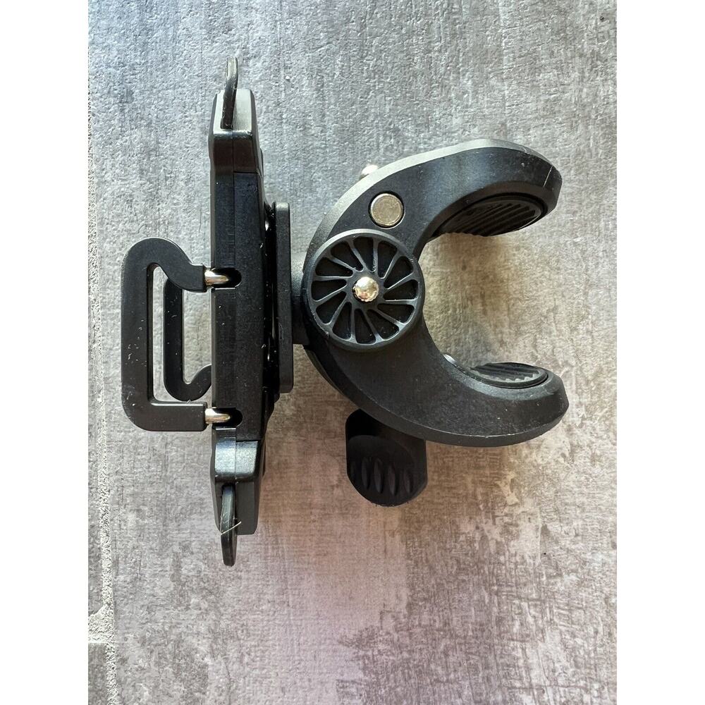 Universal Bicycle Stroller Phone Holder Adjustable Shockproof Mount Black - Picture 7 of 12
